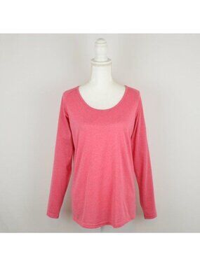 Helly Hansen X-Cool Women's Large Pink Scoop Neck Activewear Long Sleeve Tee
